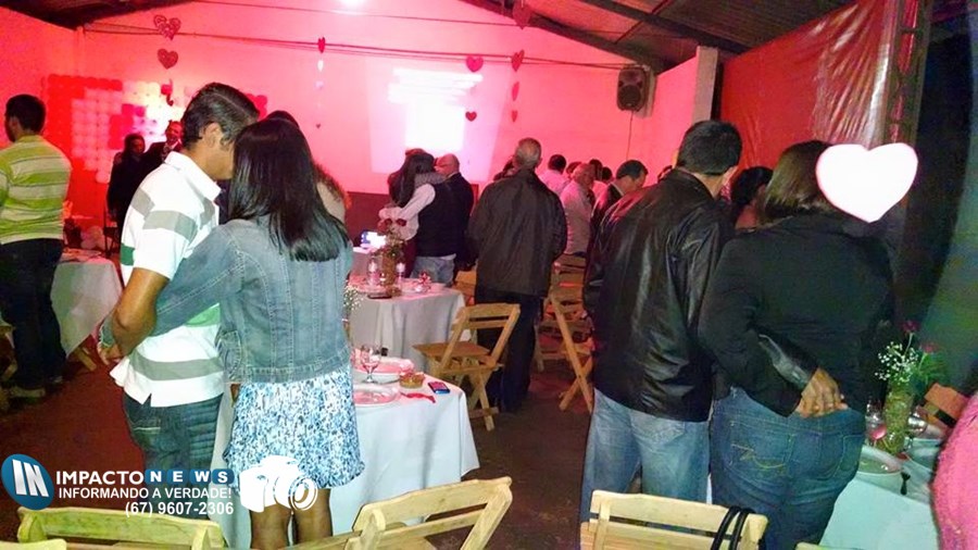 Jantar para casais da Igreja Presbiteriana do Brasil na Chácara MF